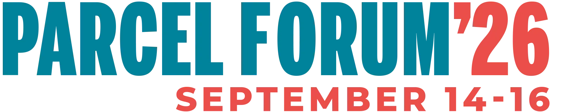 Parcel Forum ’26, September 14–16